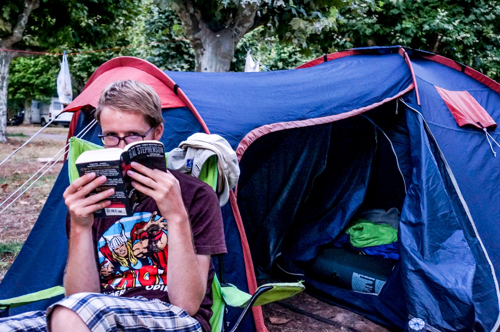 Camp and read