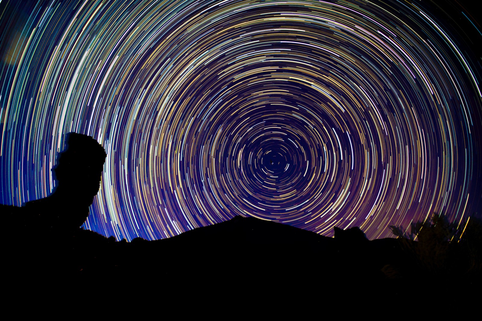 Star Trails, El Teide
